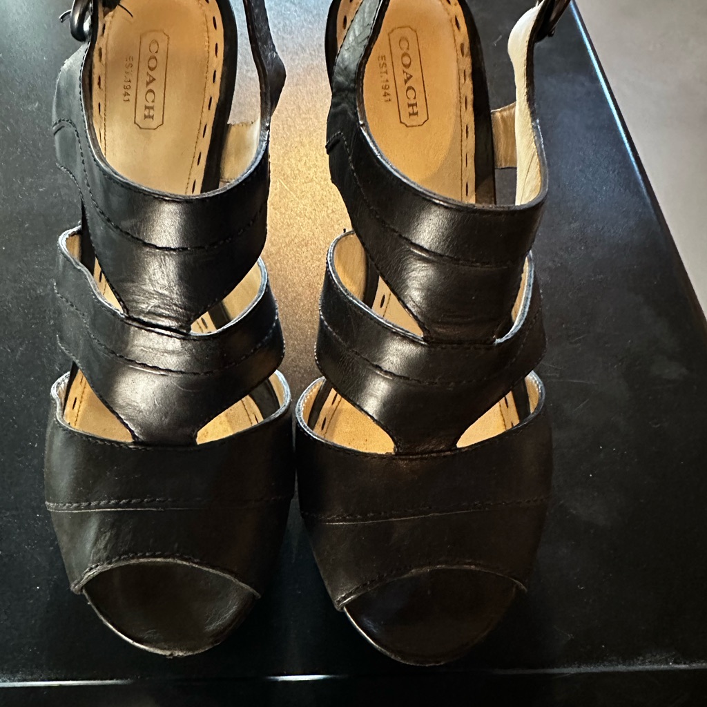 Coach Black Women's Wedges